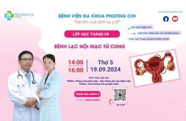 Lớp Học Tháng 09: Bệnh Lạc Nội Mạc Tử Cung