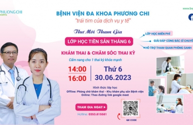 Lớp Học Tiền Sản Tháng 6: Khám Thai Và Chăm Sóc Thai Kỳ - Cẩm Nang Cho 1 Thai Kỳ Khỏe Mạnh.